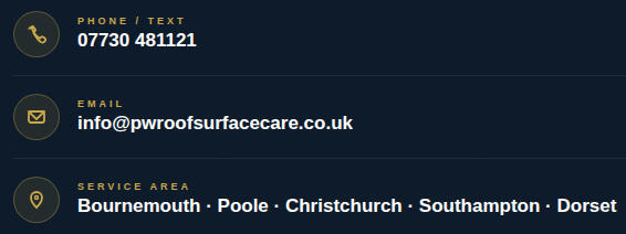 Roof & Surface Care Dorset, UK Roof & Surface Care Dorset, UK